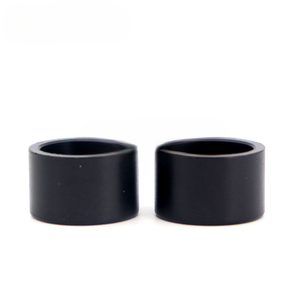 Vape Band Silicone - 2PCS Straw Joint POM Black for