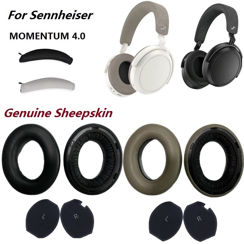 Sennheiser Headphone Momentum 4 - Genuine sheepskin Ear pads for Sennheiser